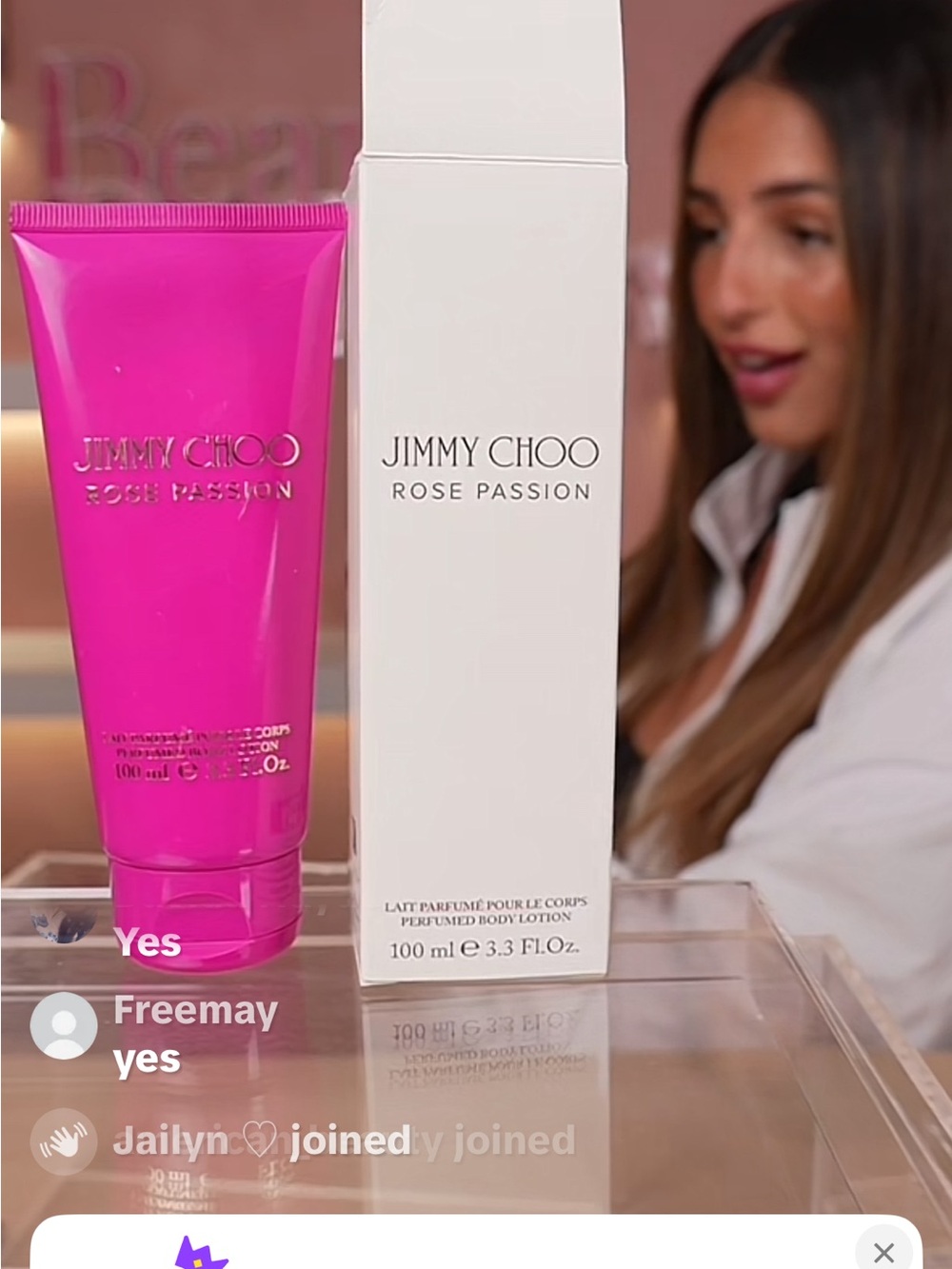 Rose Passion Perfumed Body Lotion j. Choo